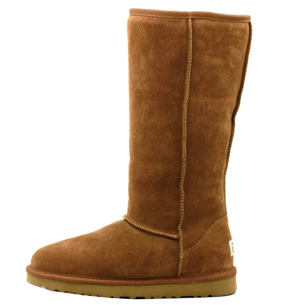 Waratah UGG® Water Resistant Tall Zip Up Boot - Chestnut