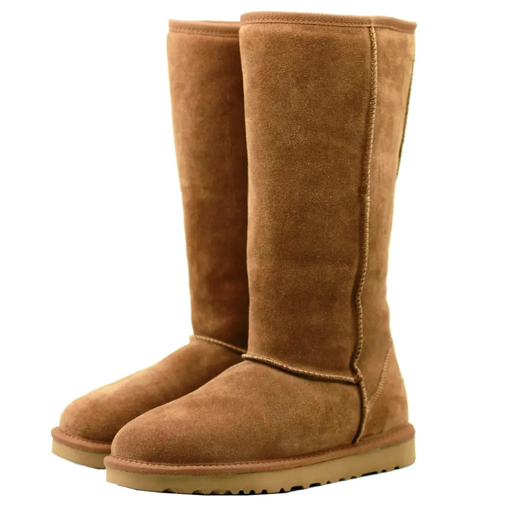 Waratah UGG® Water Resistant Tall Zip Up Boot - Chestnut