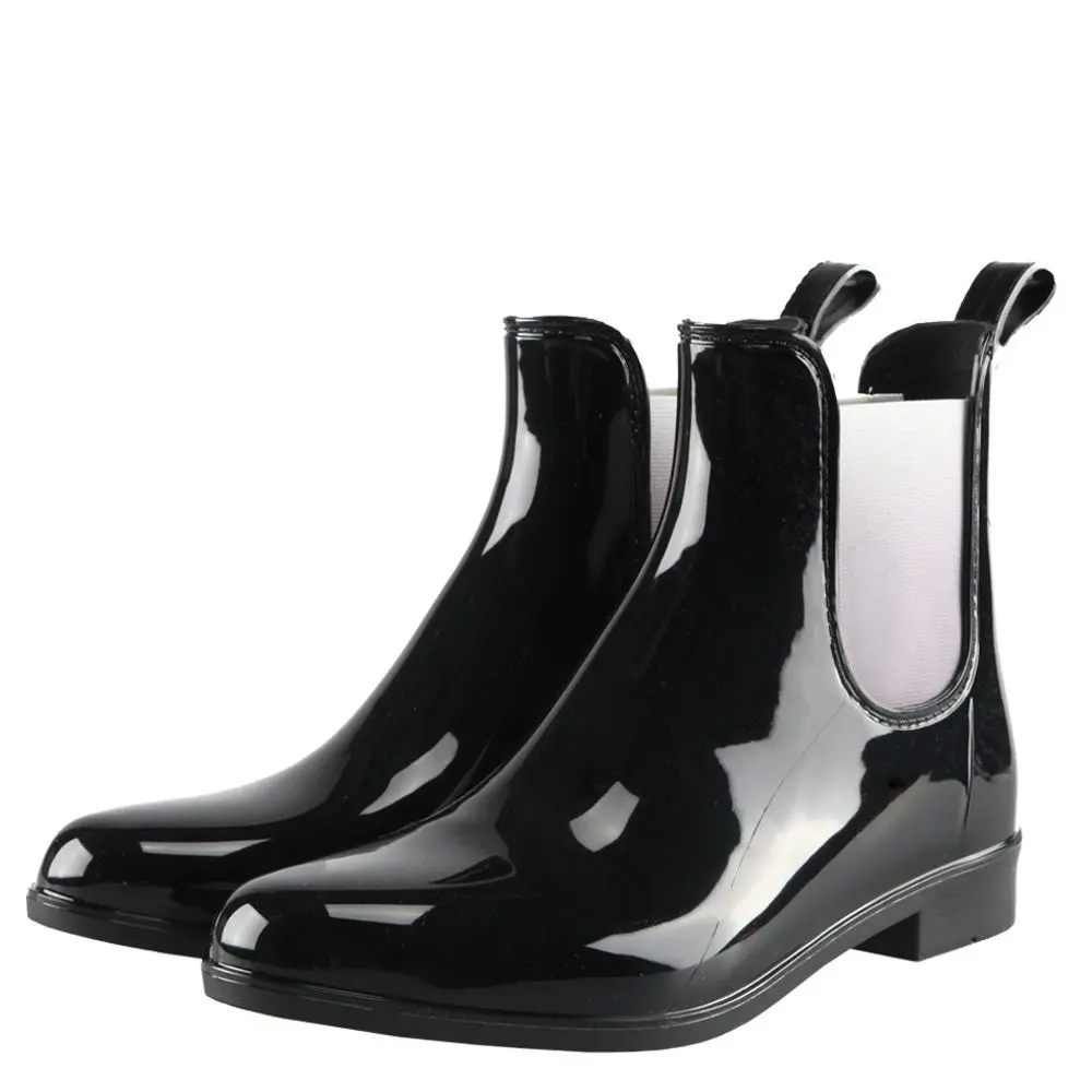 Waratah UGG Rainboots Abby - Black/Silver