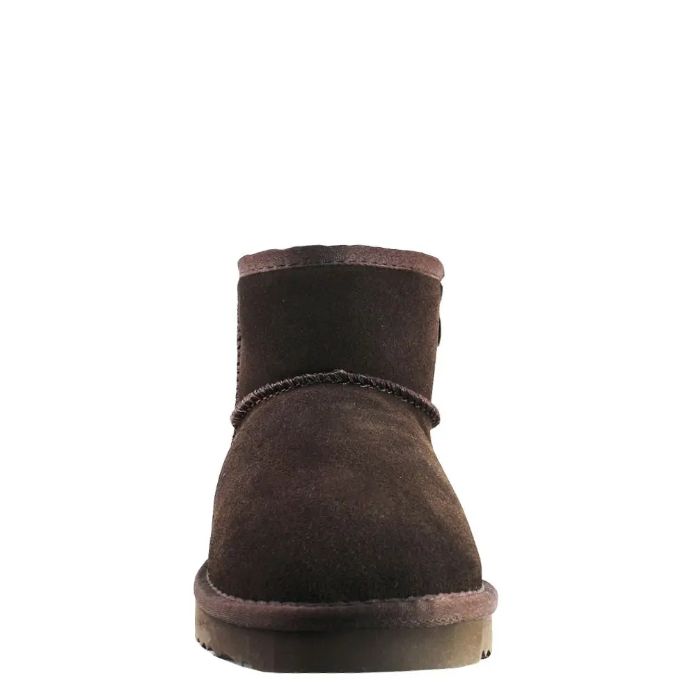 Waratah UGG® Water Resistant Mini Zip Up Boot - Chocolate