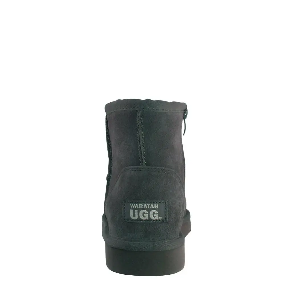 Waratah UGG® Water Resistant Mini Zip Up Boot - Grey