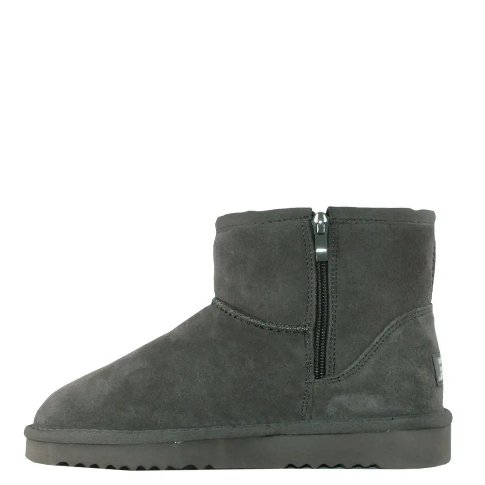 Waratah UGG® Water Resistant Mini Zip Up Boot - Grey