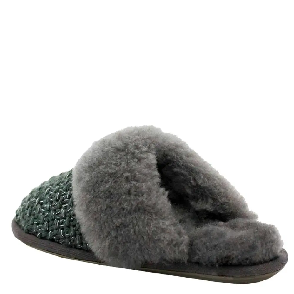 Waratah UGG® Sheepskin Knit Scuff - Grey