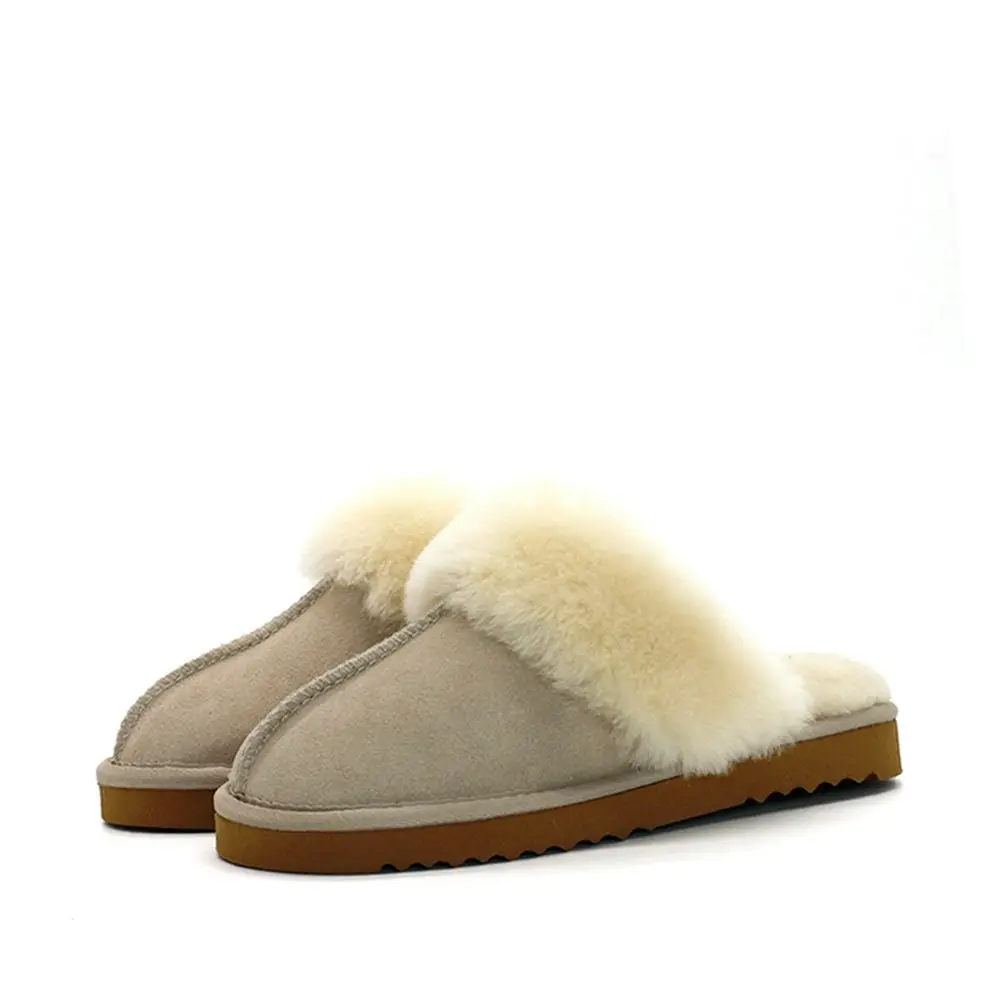 Waratah UGG® Wool Collar Scuff - Sand