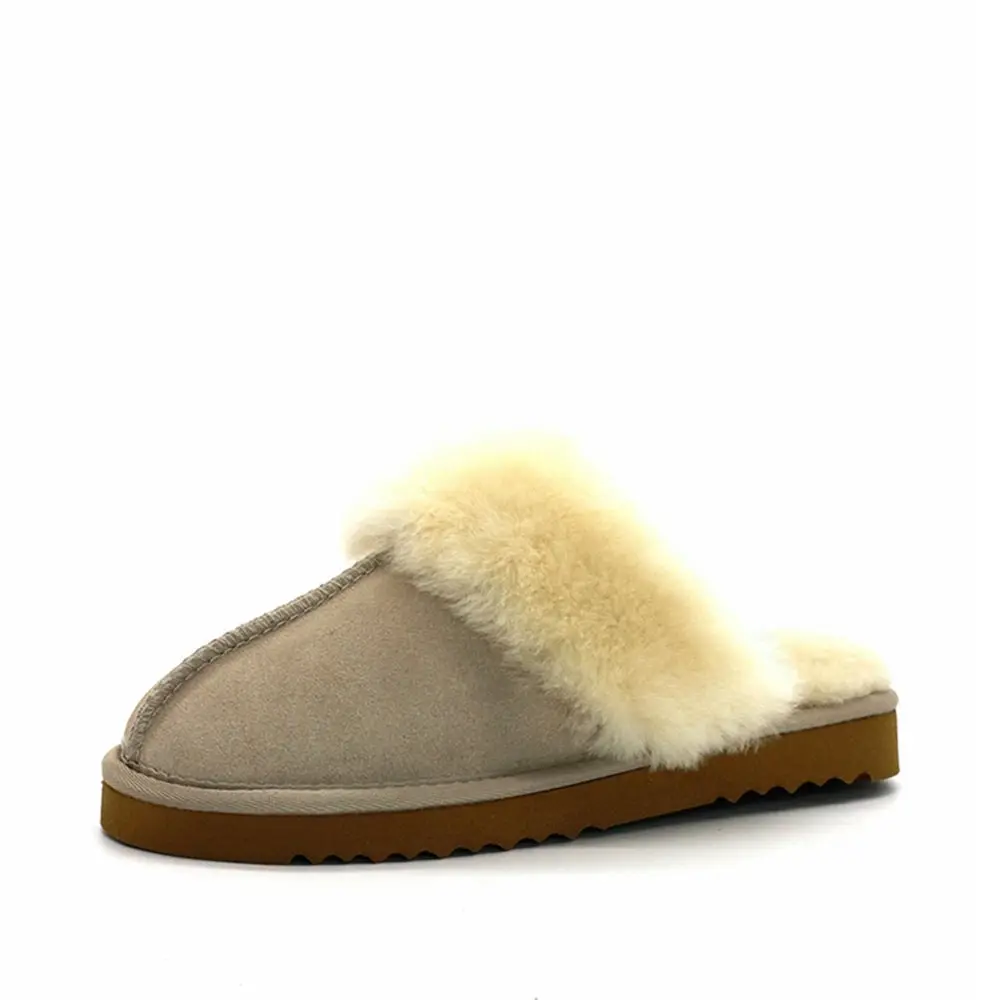 Waratah UGG® Wool Collar Scuff - Sand