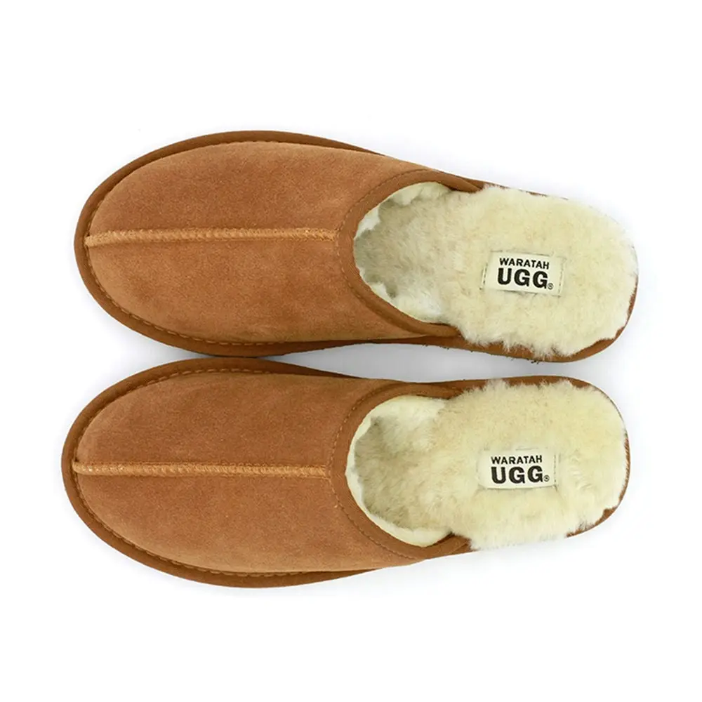 Waratah UGG® Classic Sheepskin Scuff - Chestnut