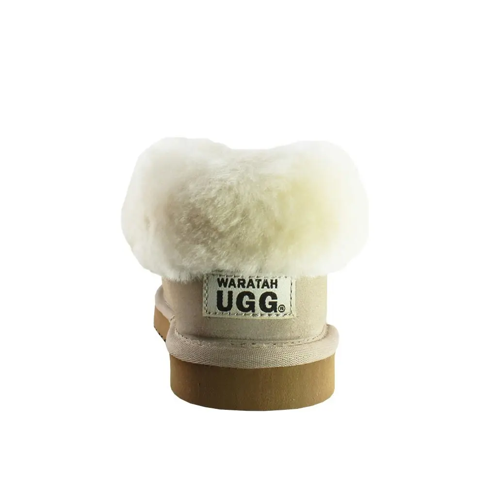 Waratah UGG® Wool Collar Slipper - Sand