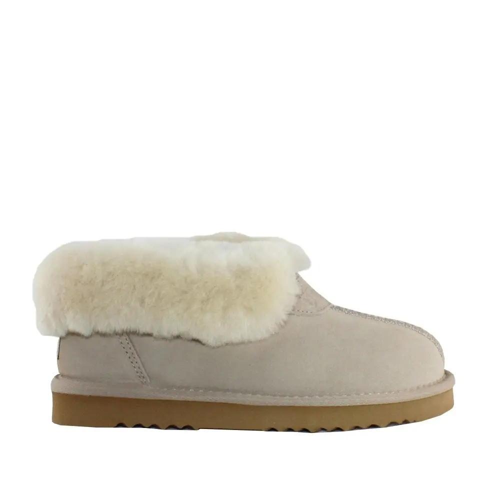 Waratah UGG® Wool Collar Slipper - Sand