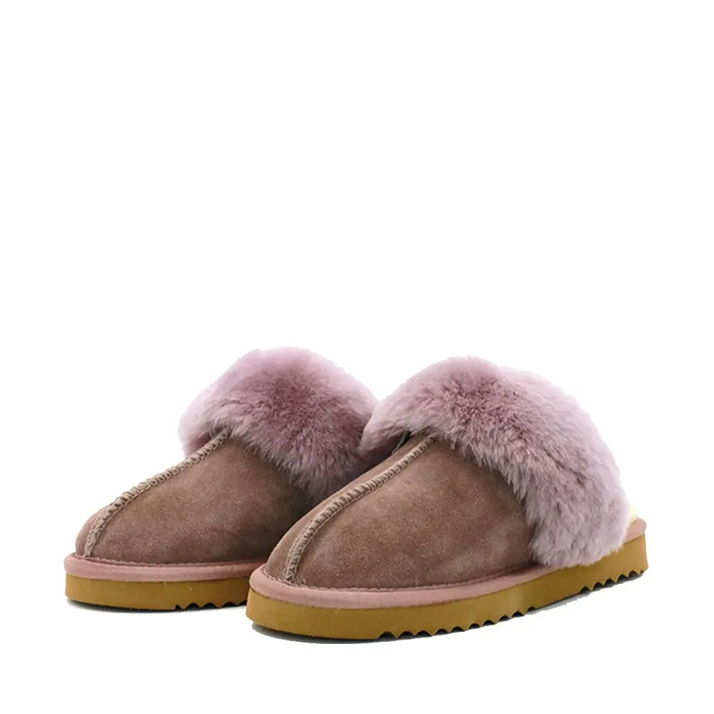 Waratah UGG® Wool Collar Scuff - Pink