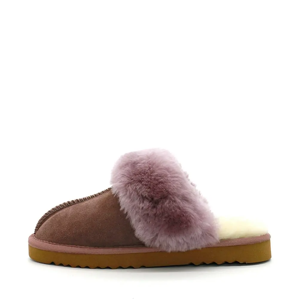 Waratah UGG® Wool Collar Scuff - Pink