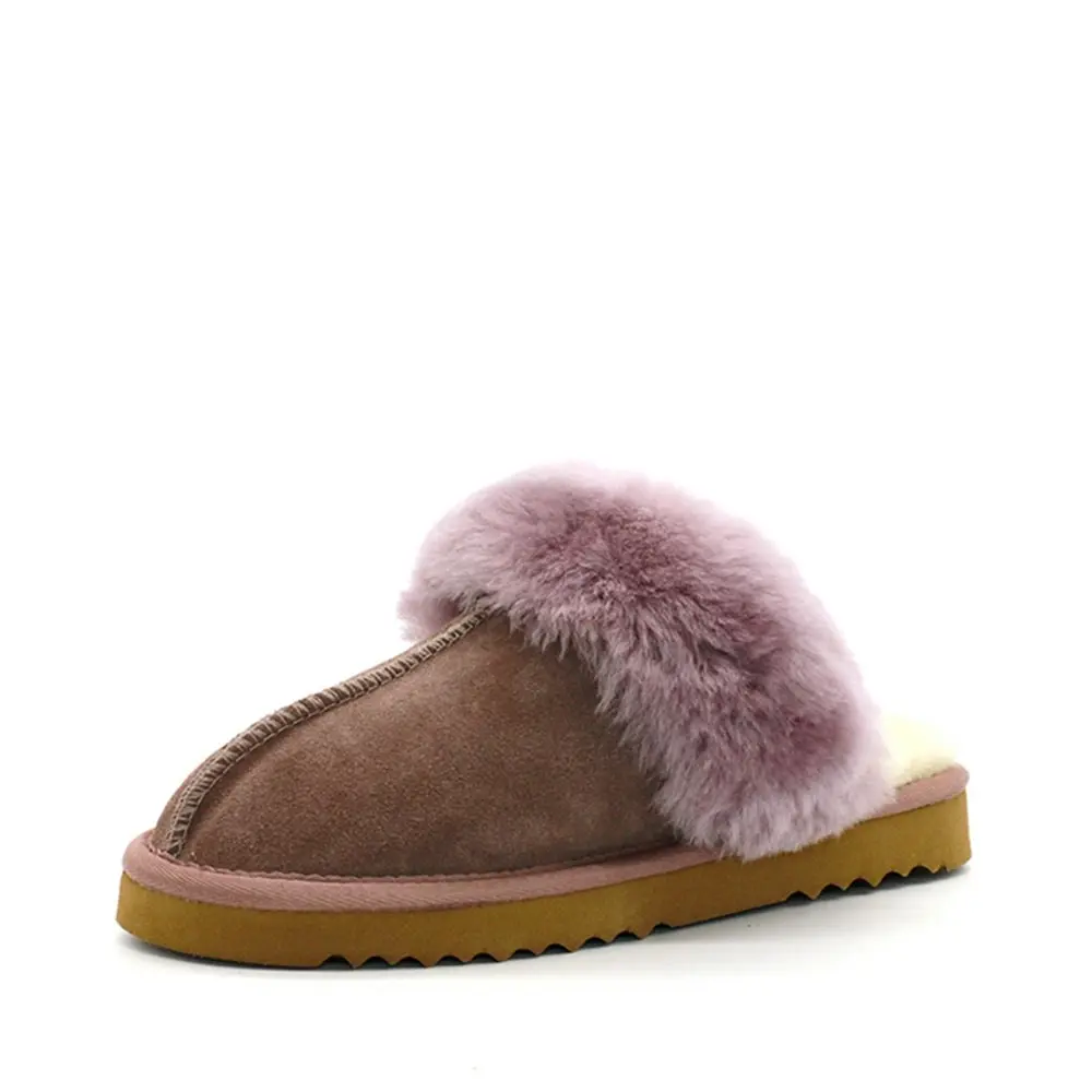 Waratah UGG® Wool Collar Scuff - Pink