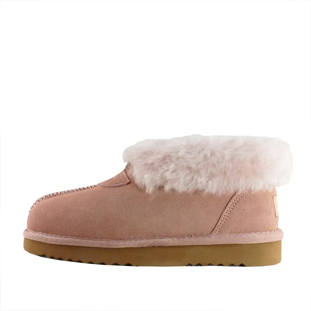 Waratah UGG® Wool Collar Slipper - Pink