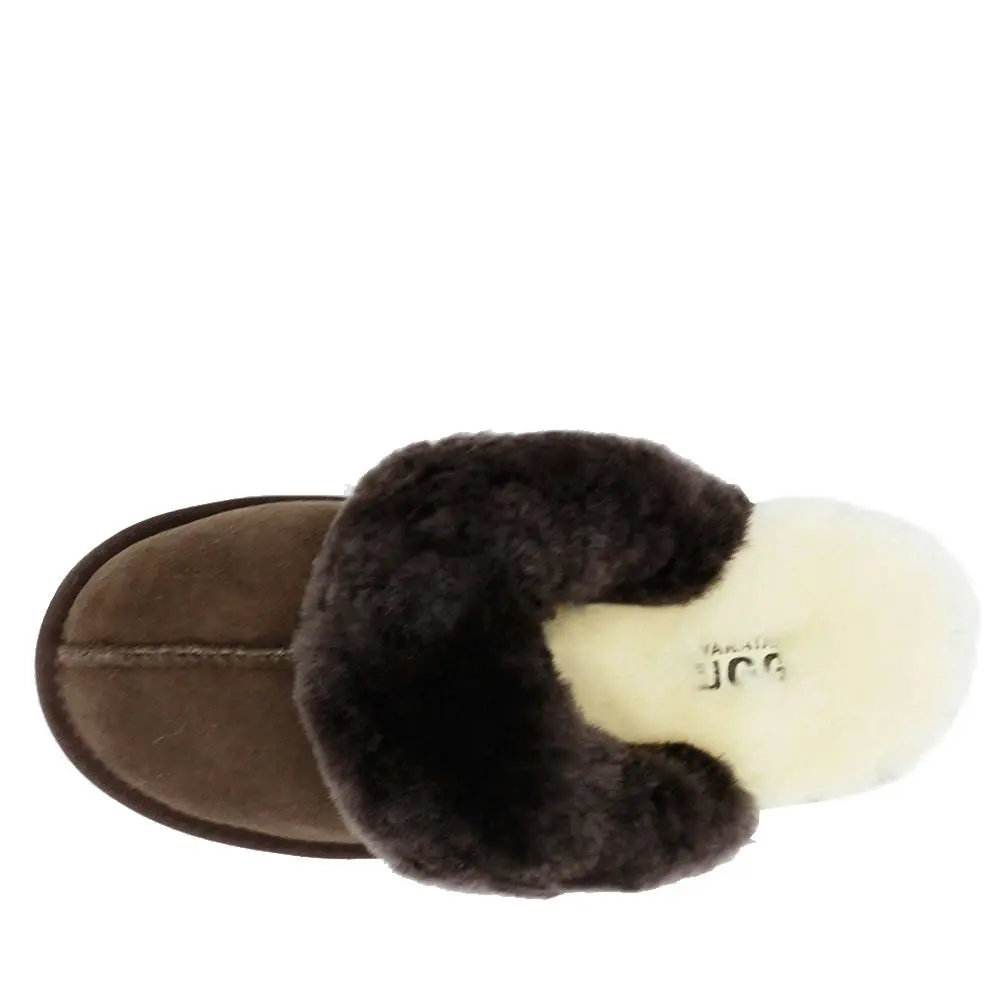 Waratah UGG® Australian Made Premium Sheepskin Ladies Scuff - Chocolate