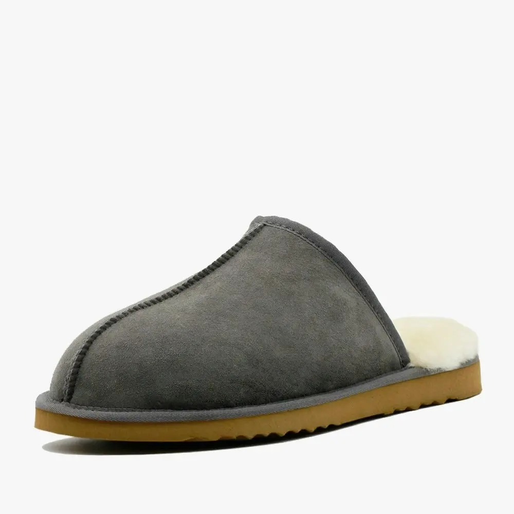 Waratah UGG® Australian Made Premium Sheepskin Mens Scuff - Grey