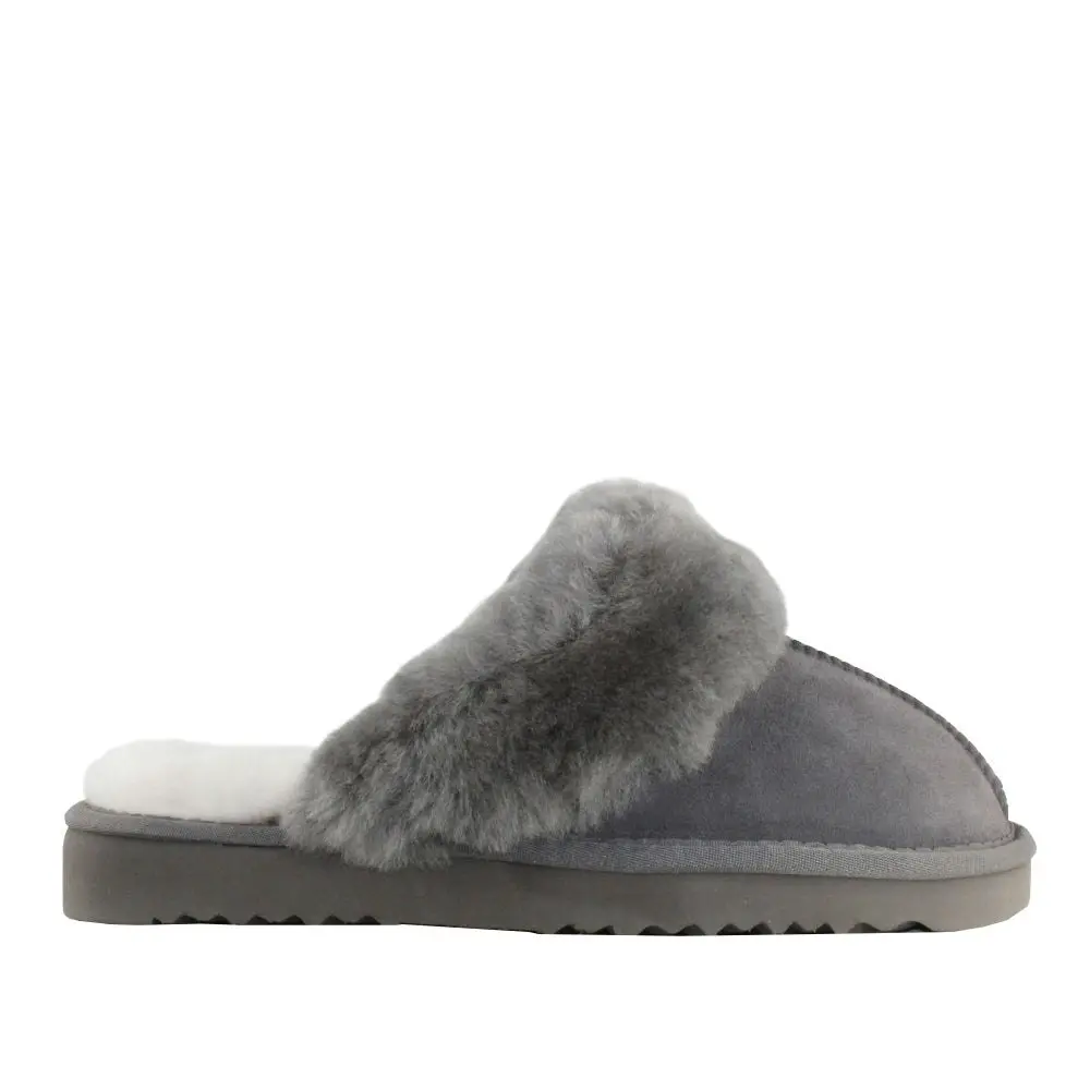 Waratah UGG® Australian Made Premium Sheepskin Ladies Scuff - Grey