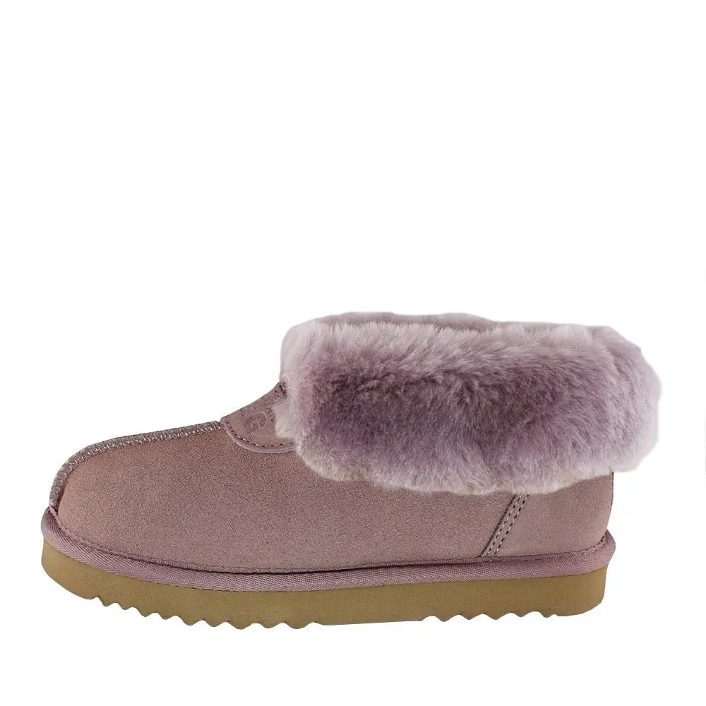 Waratah UGG® Wool Collar Slipper - Mulberry