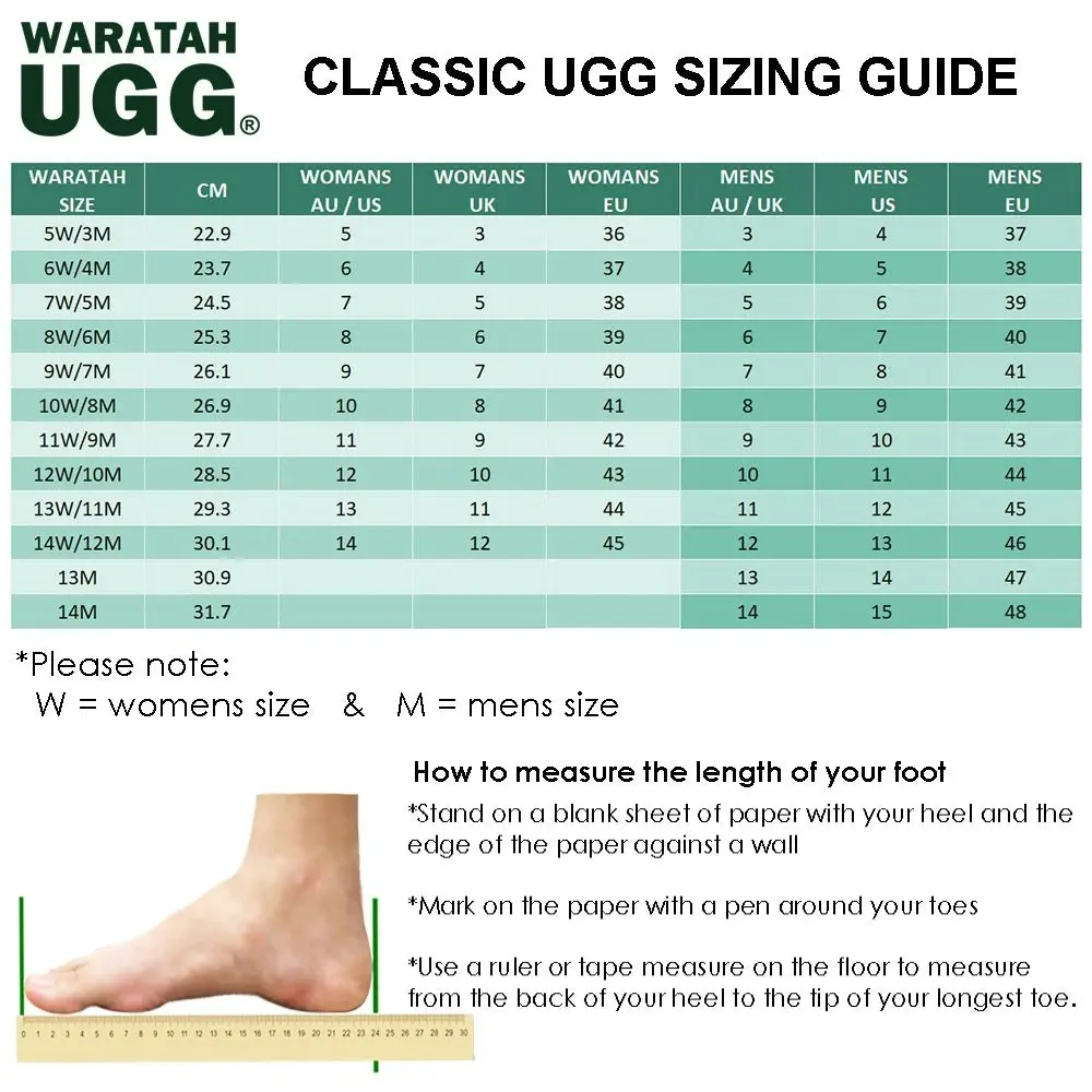 Waratah UGG® Ladies Luxury Sheepskin Scuffs - Sand