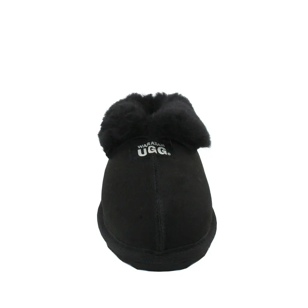 Waratah UGG® Australian Made Sheepskin Slipper - Black