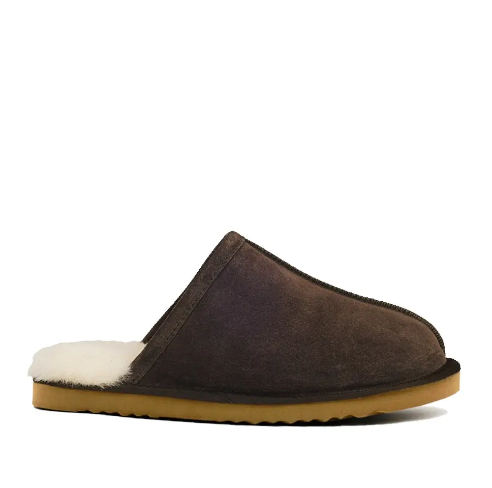 Waratah UGG® Australian Made Premium Sheepskin Mens Scuff - Chocolate