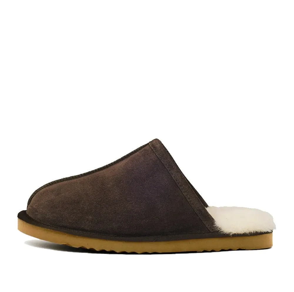 Waratah UGG® Australian Made Premium Sheepskin Mens Scuff - Chocolate