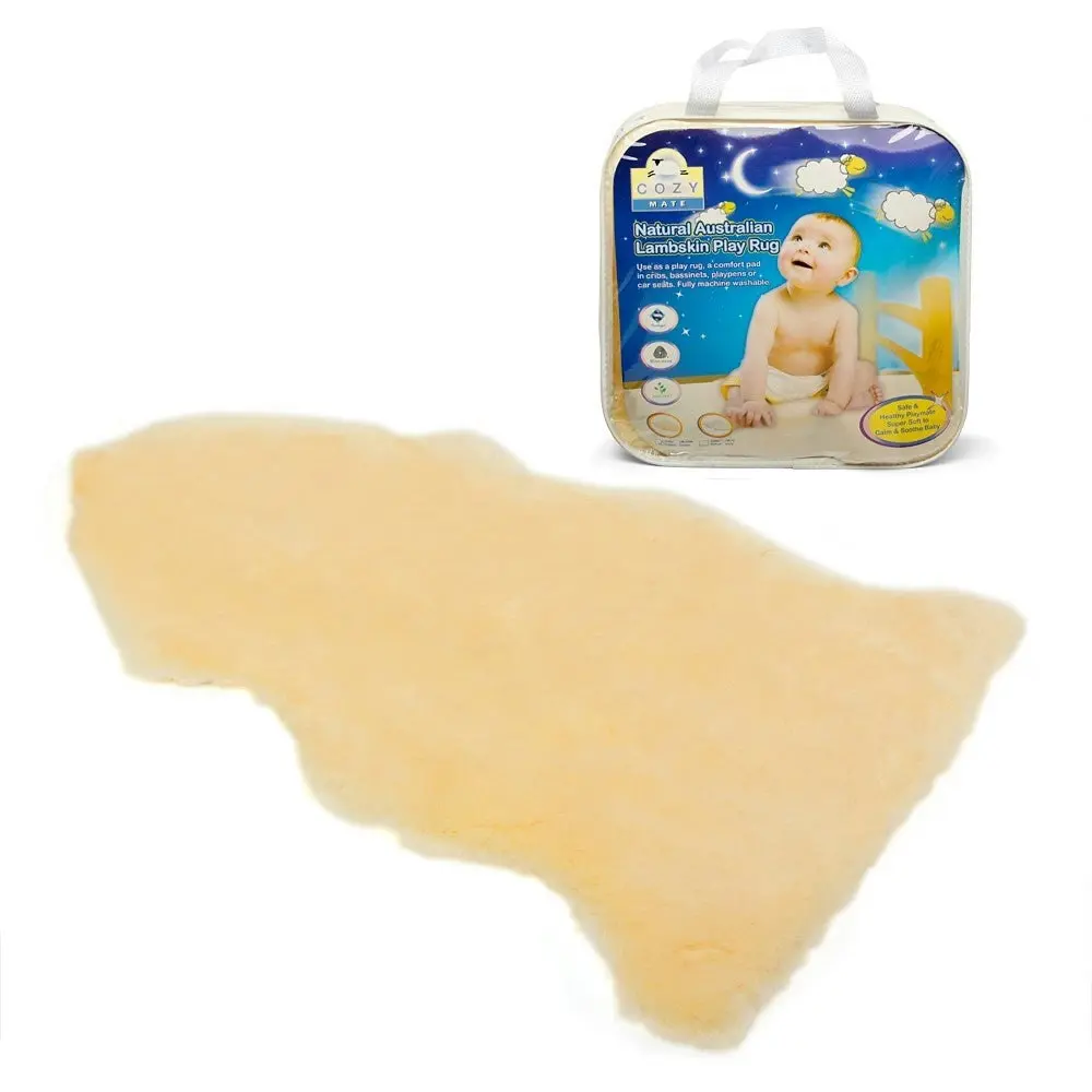 Cozy MateTM Shorn Lambskin Baby Playing Rug - Cream