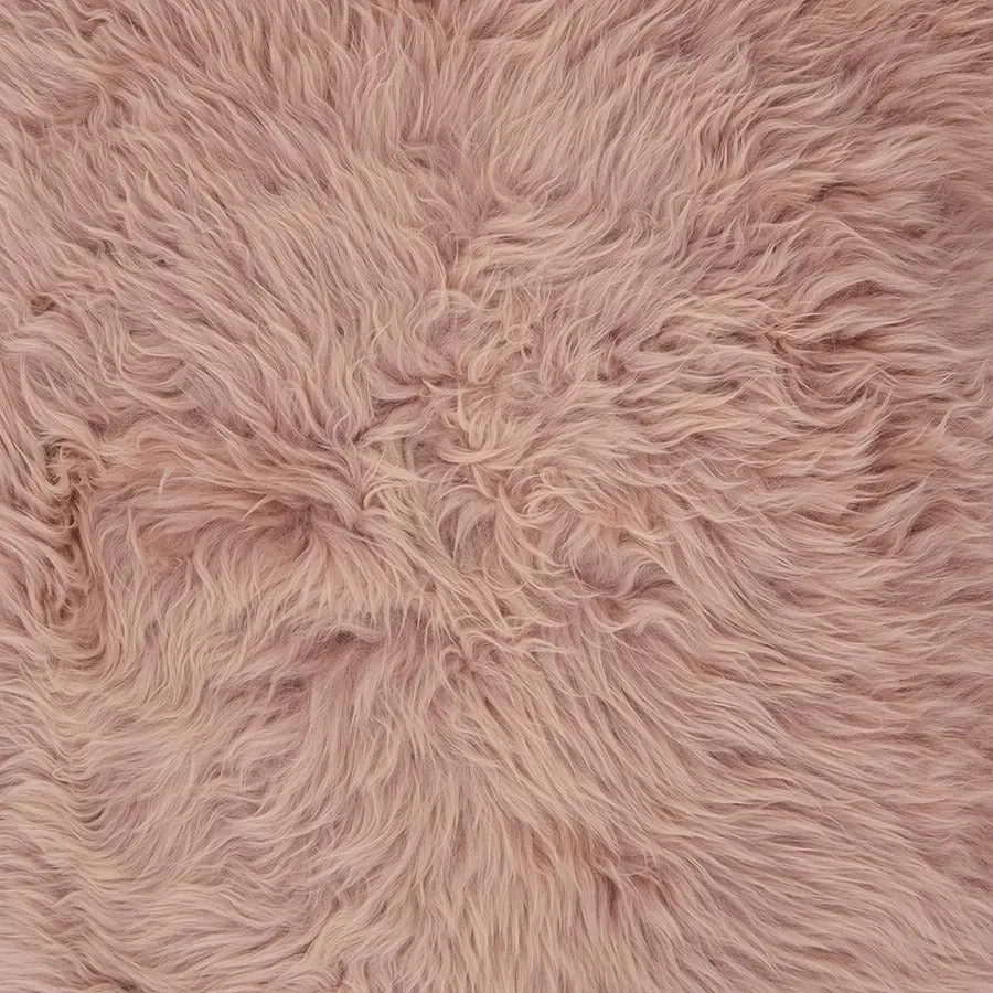 Merino Sheepskin Rug - Pink Blush