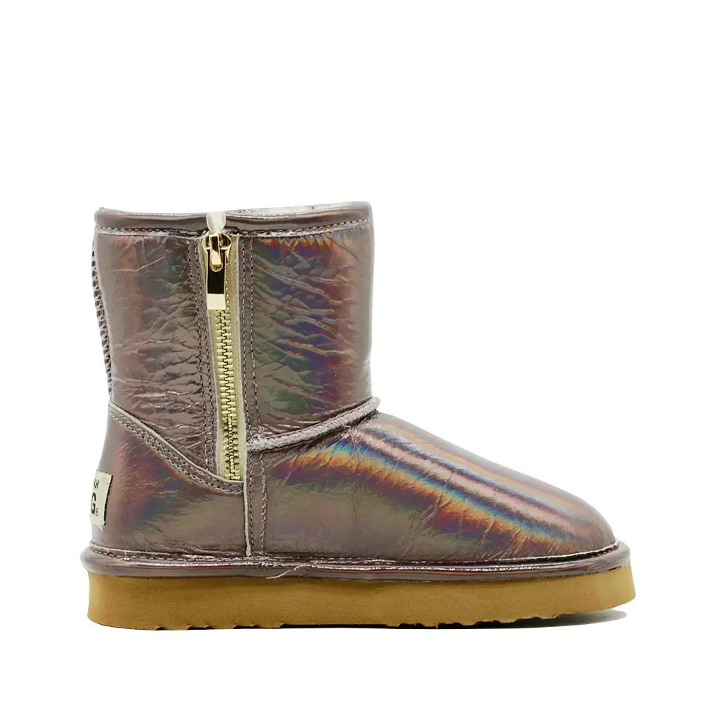 Waratah UGG® Holographic Kids Zip UGG Boots - Periwinkle