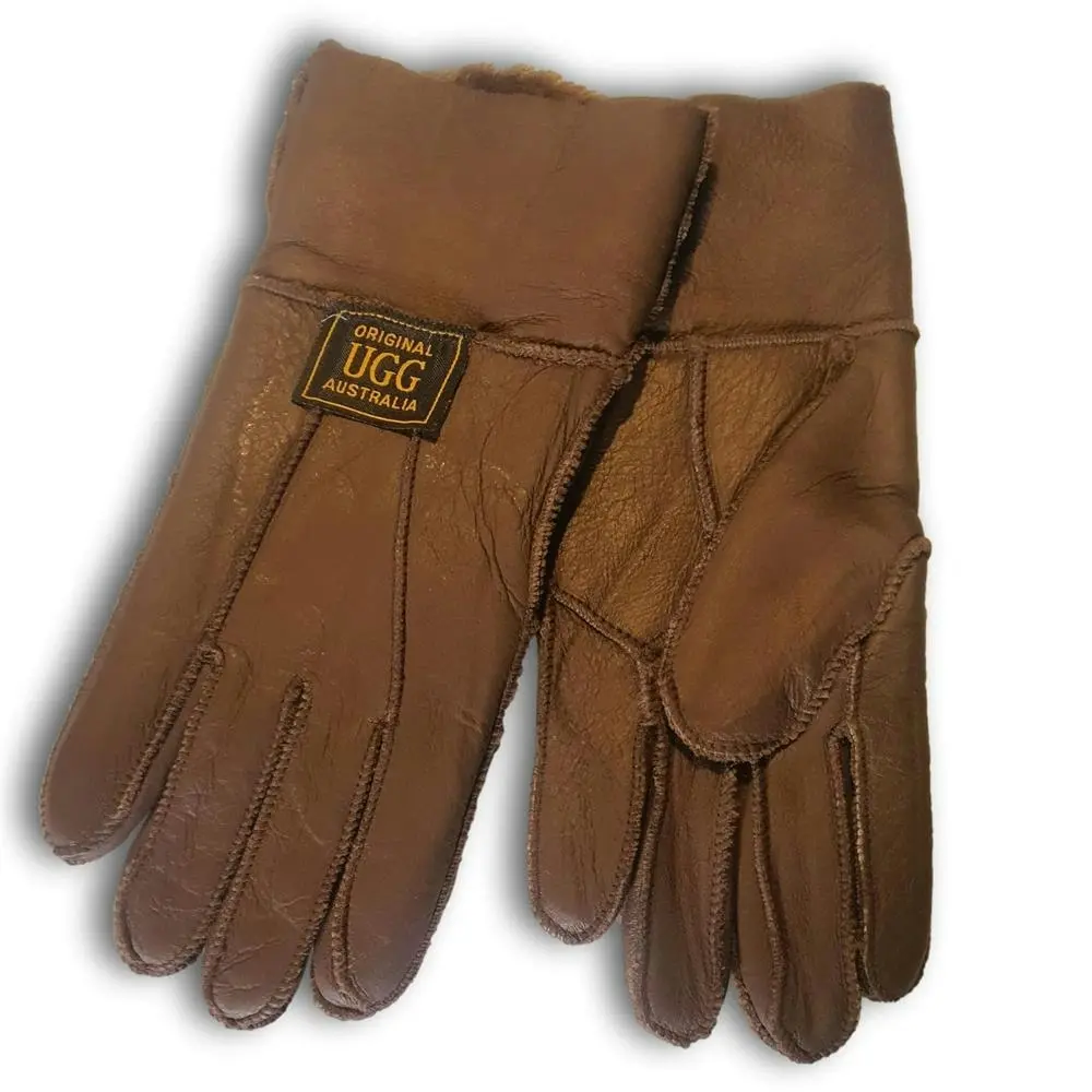 Original Ugg Australia Ladies Tan Gloves