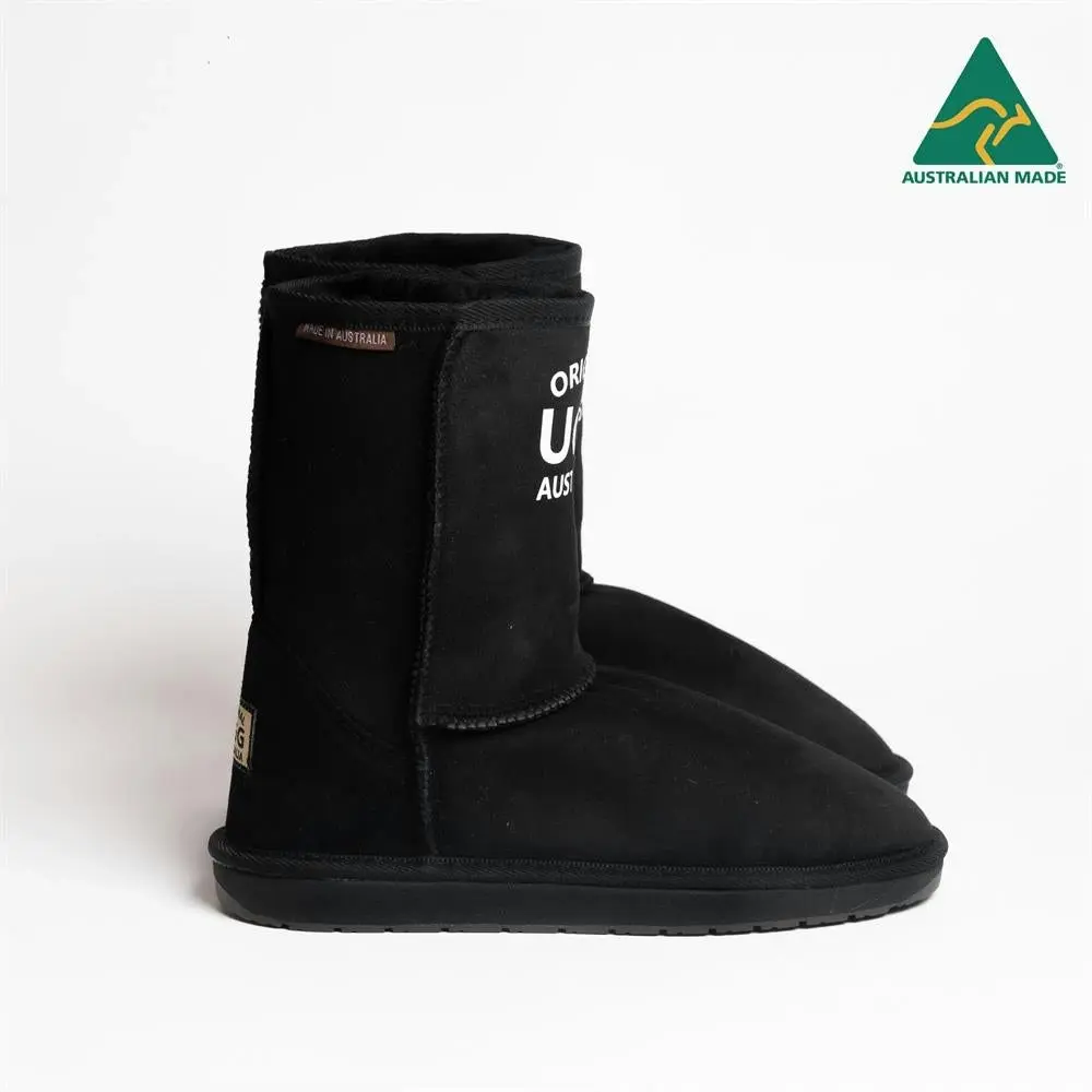 Original Ugg Australia Australian Made Short Classic Black Print Ugg Boots