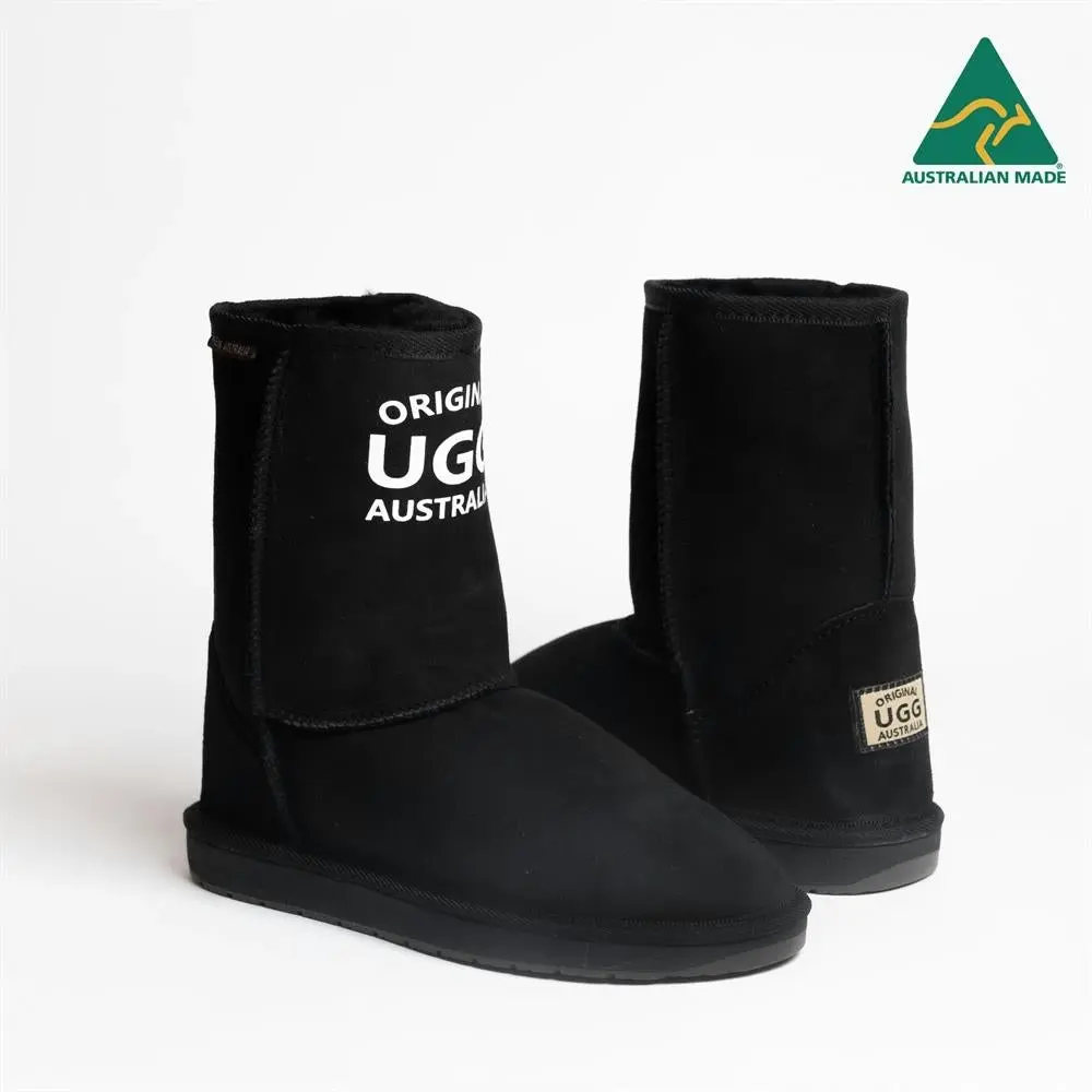 Original Ugg Australia Australian Made Short Classic Black Ugg Boots