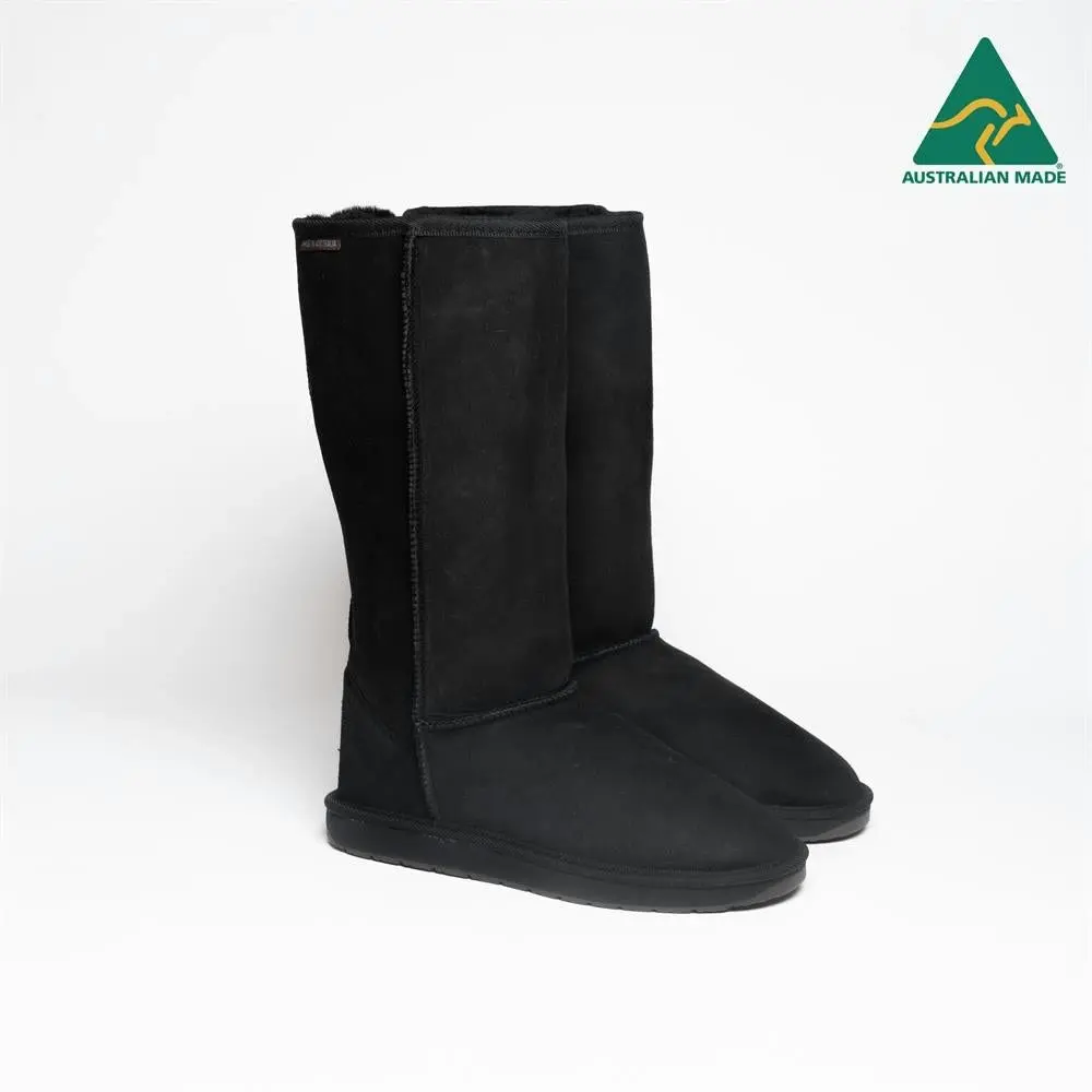 Original Ugg Australia Australian Made Long Classic Black Ugg Boots