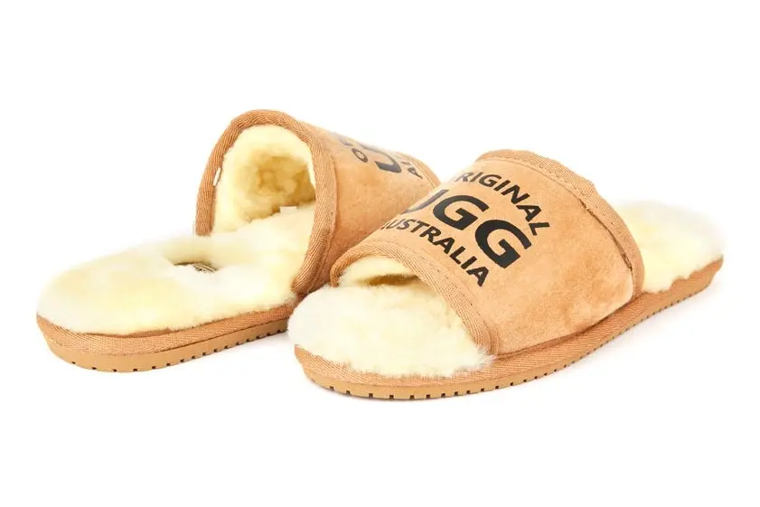 Original Ugg Australia Sliders Chestnut Print