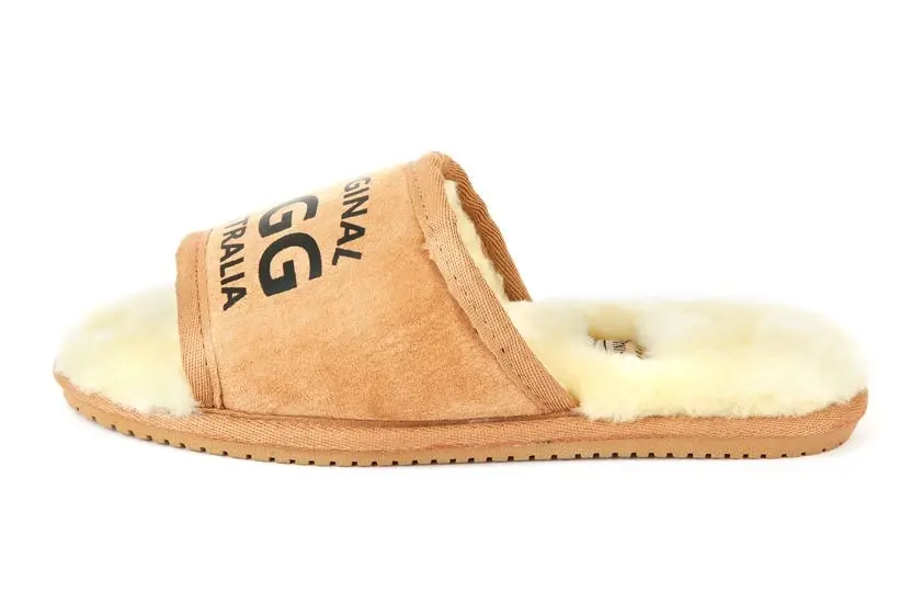 Original Ugg Australia Sliders Chestnut Print