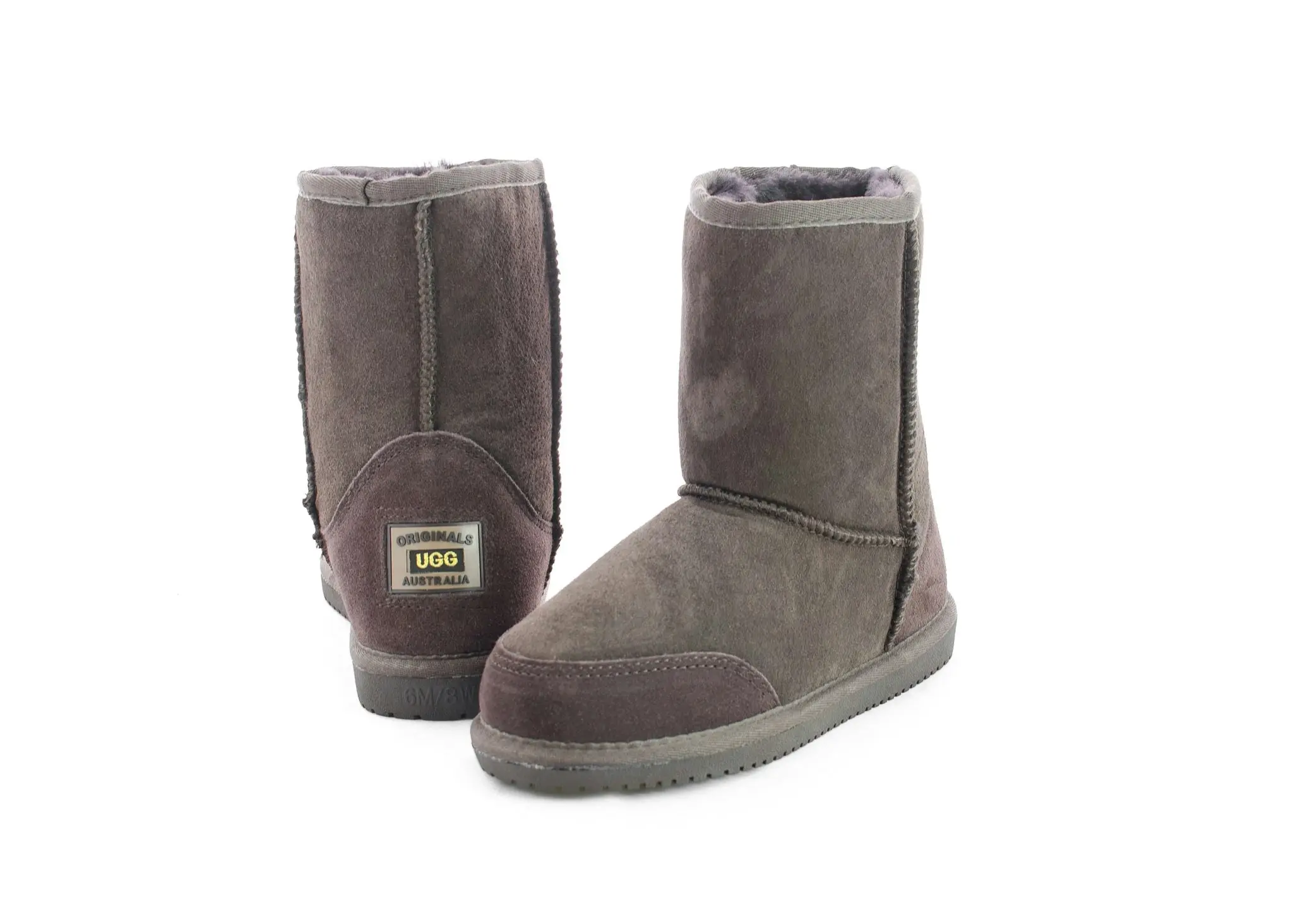 Original Ugg Australia Mid Plain Grey Boots