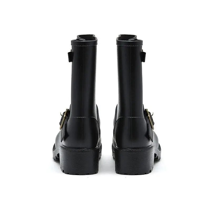 Gumboots Short Buckle Black 2013