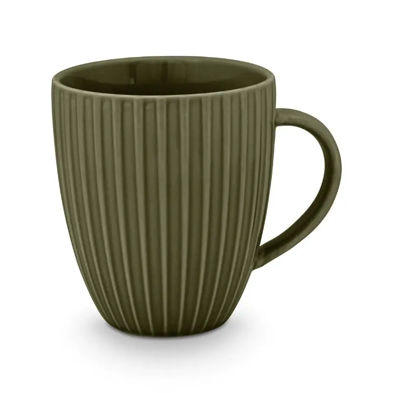 VTWonen Relievo Dark Green 250ml Mug with Ear