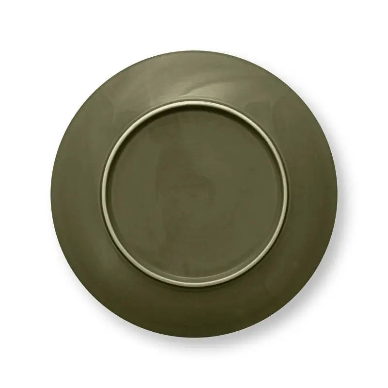 VTWonen Relievo Dark Green 30cm Plate