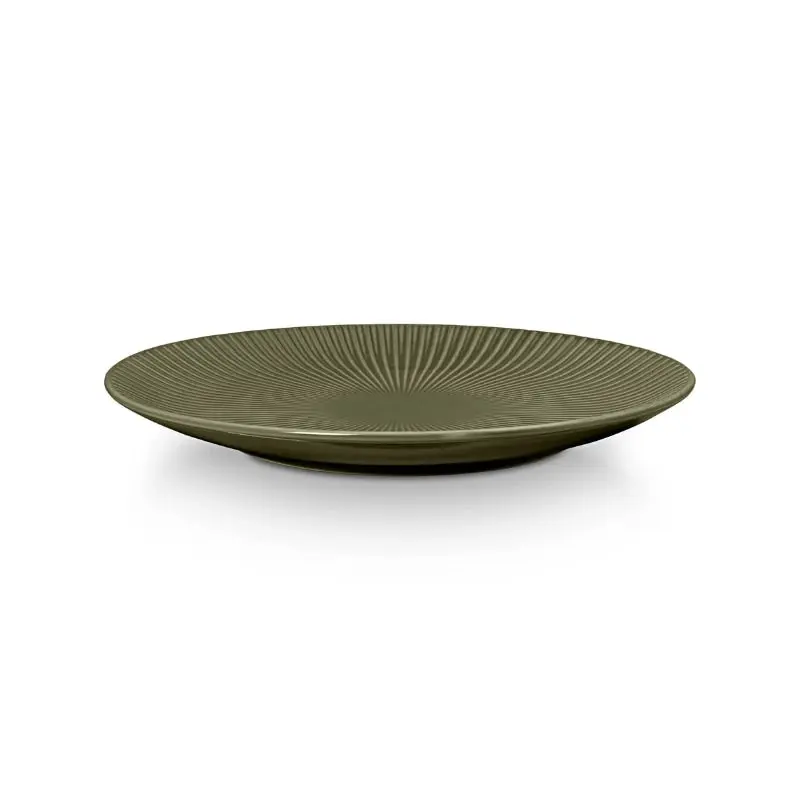 VTWonen Relievo Dark Green 30cm Plate