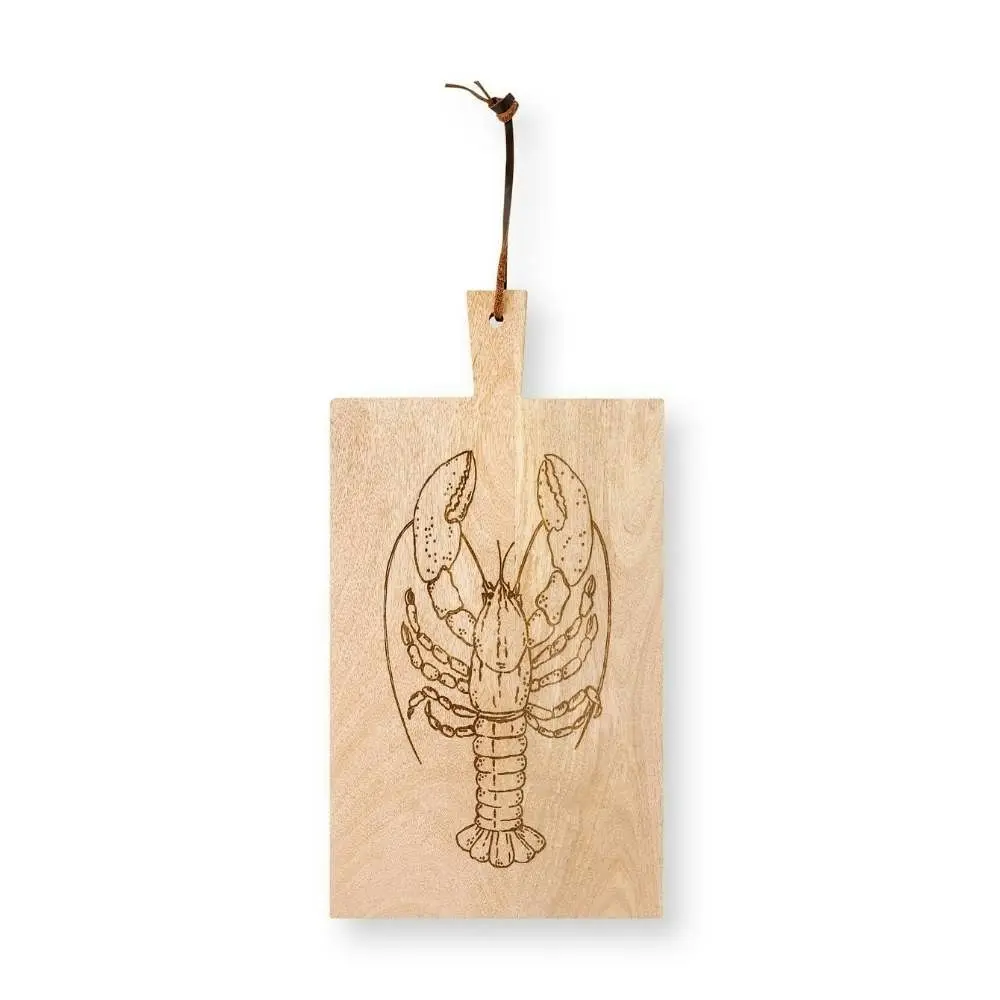 PIP Studio Lobster Bleached Mango Wood Natural Rectangular Tray