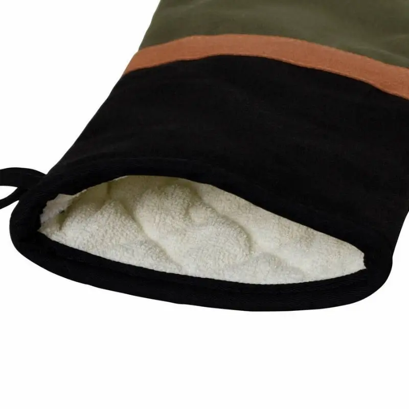 J.Elliot Selby Olive and Black Oven Mitt