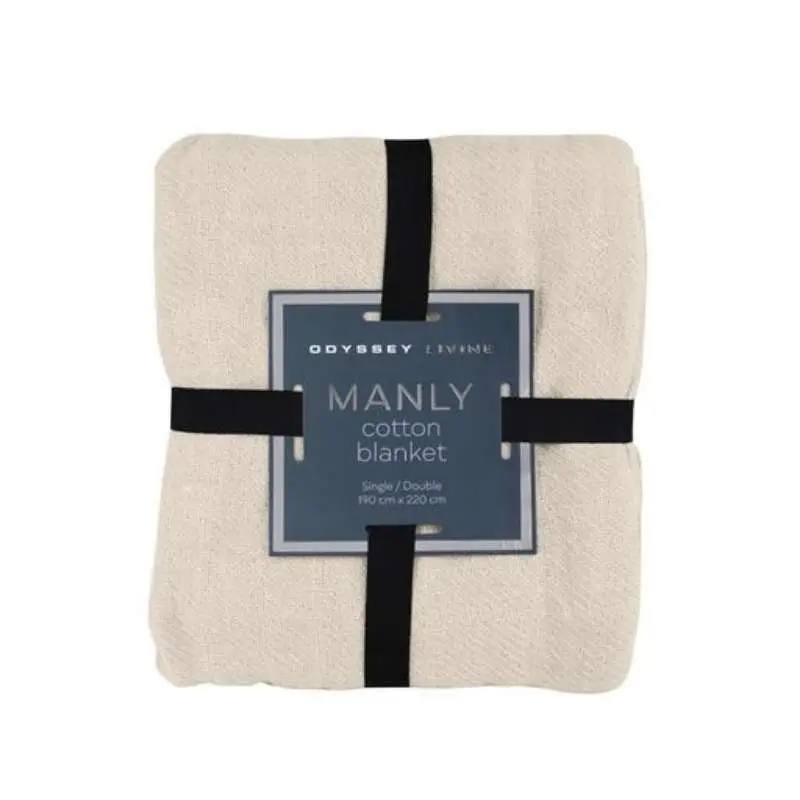 Odyssey Living Manly Cotton Blanket