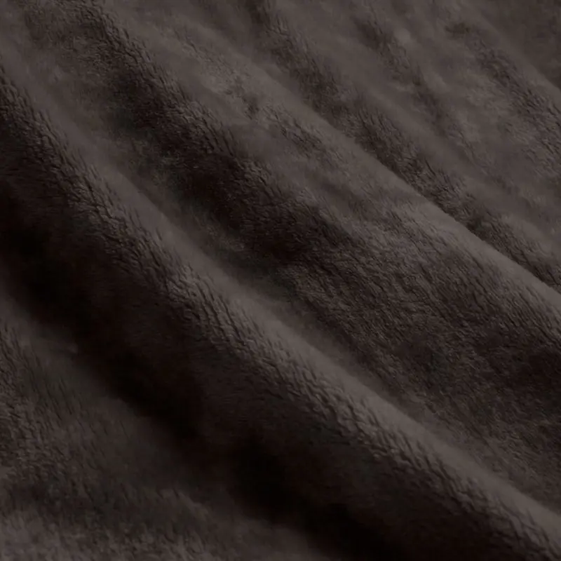 Ardor Boudoir Lucia Luxury Plush Velvet Charcoal Throw