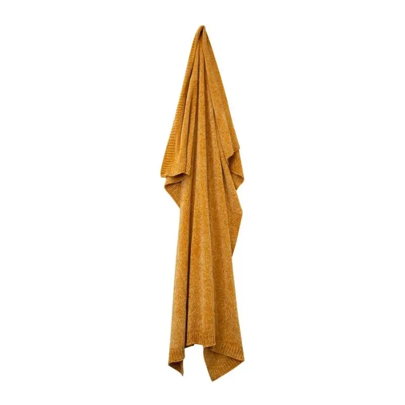 J.Elliot Leslie Chenille Ochre Throw