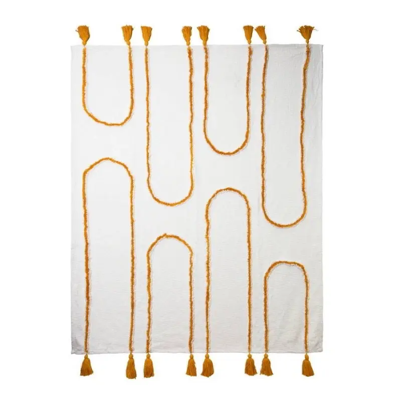 J.Elliot Waverley Ivory and Mustard Throw