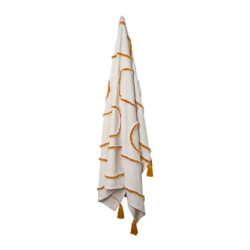 J.Elliot Waverley Ivory and Mustard Throw