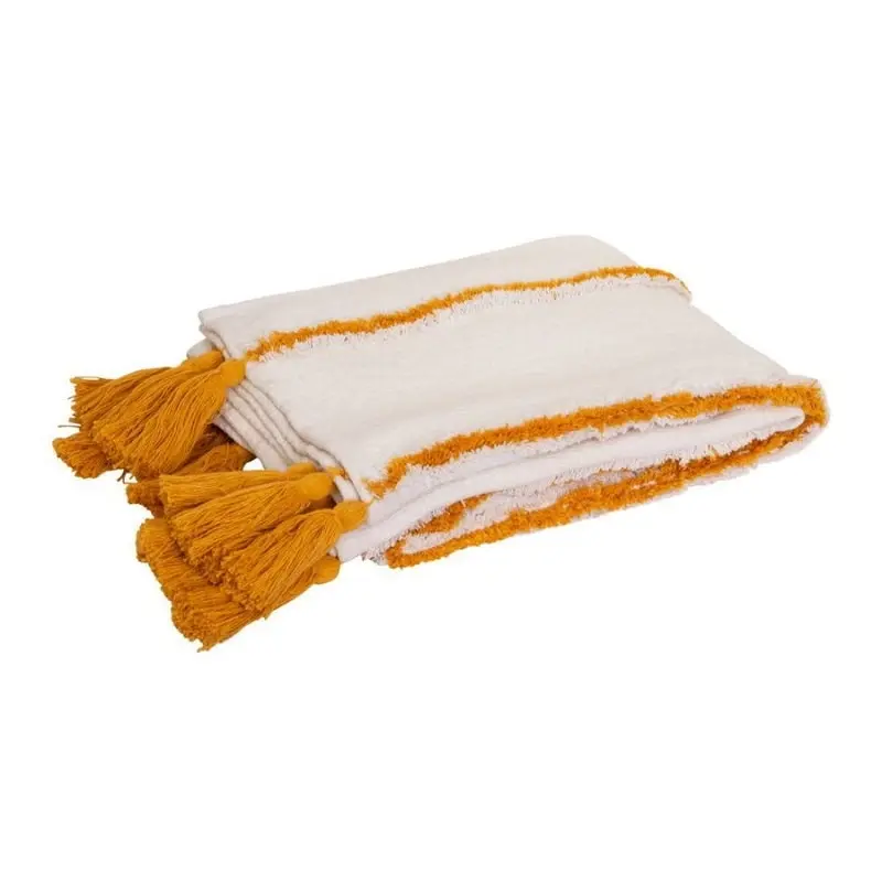 J.Elliot Waverley Ivory and Mustard Throw