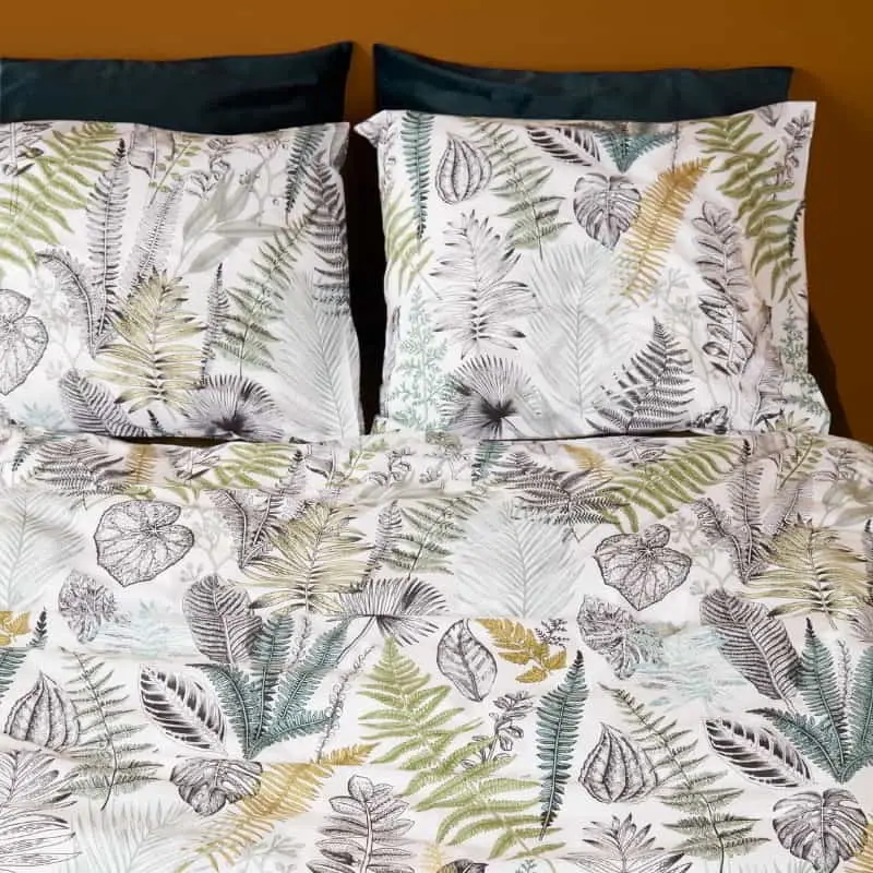 Bedding House Primeval Cotton Green Quilt Cover Set