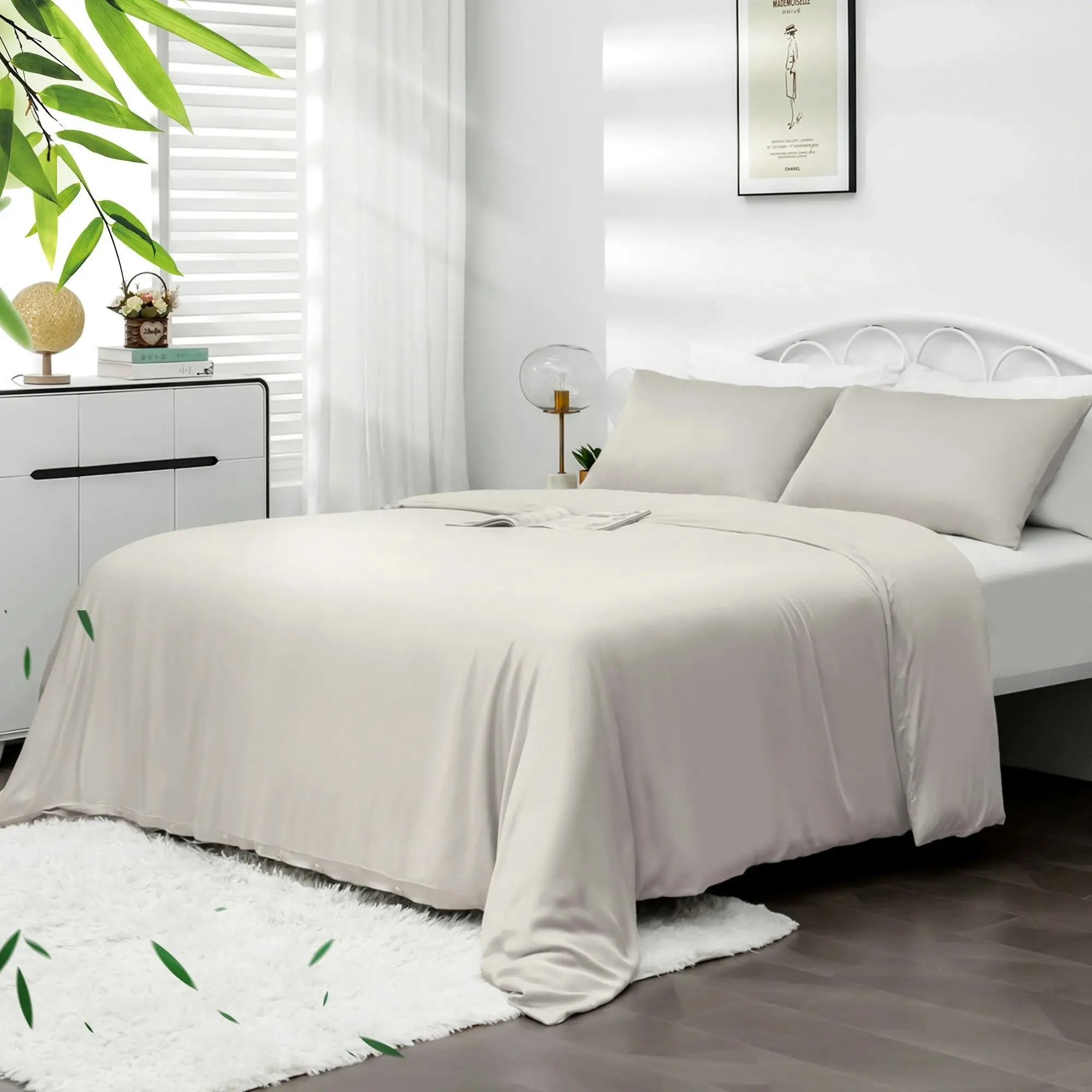 Linenova 100% Bamboo Quilt Cover Set