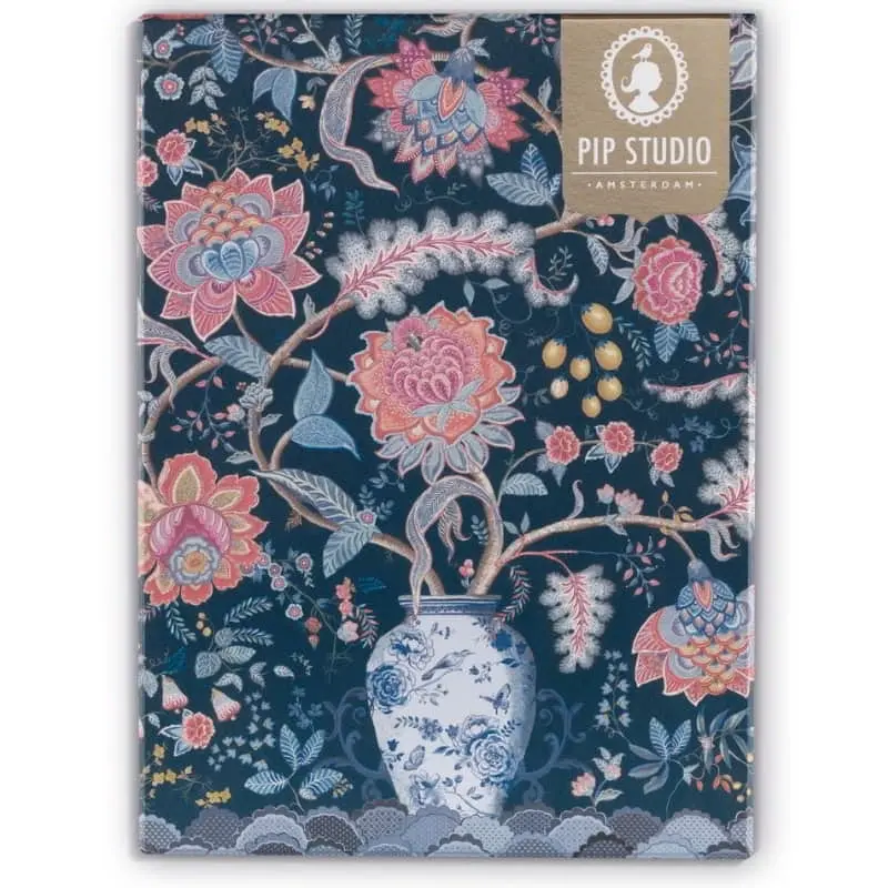 PIP Studio Tree of Life Cotton Dark Blue Quilt Cover Set