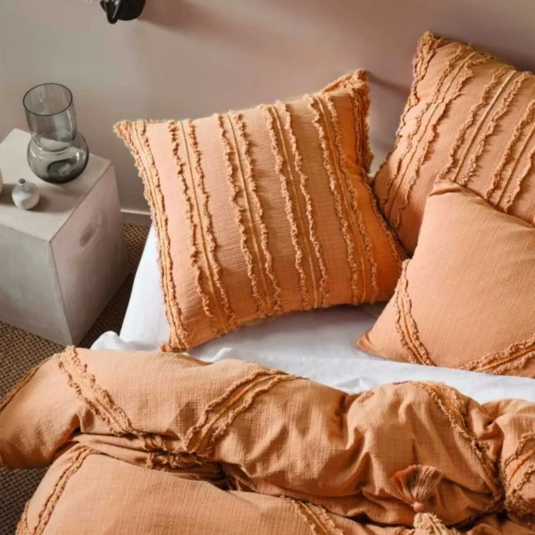 Linen House Heather Brandy Quilt Cover Set